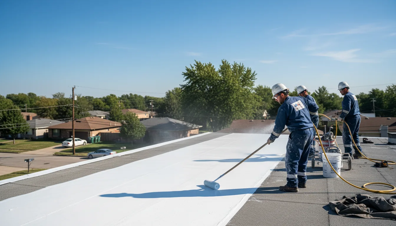Commercial roof coating in Leetsdale, PA near me